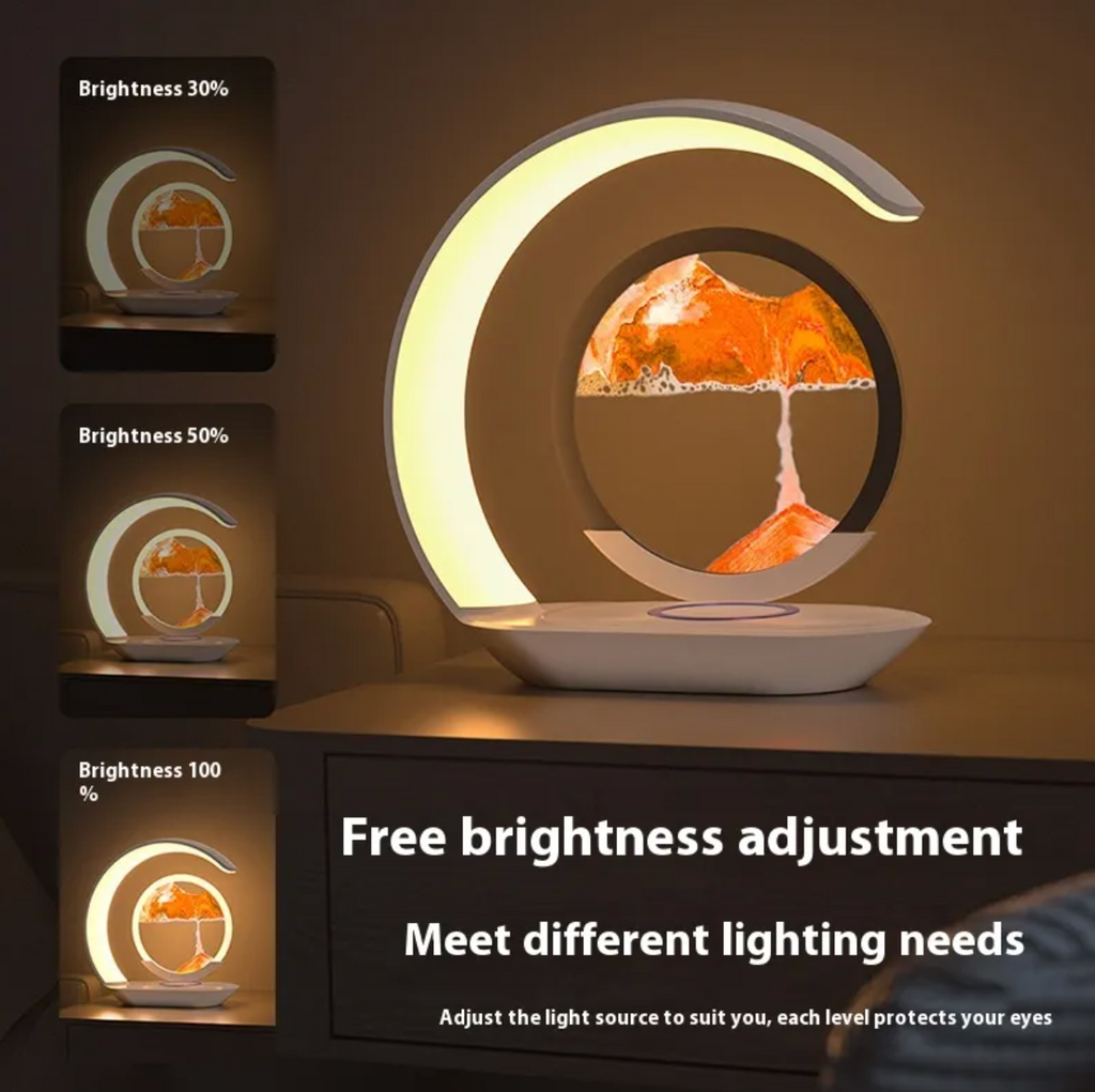 Wireless Charger Sand Art Lamp