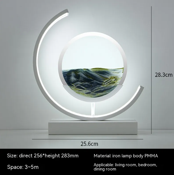Chinese Style Hourglass Table Lamp
